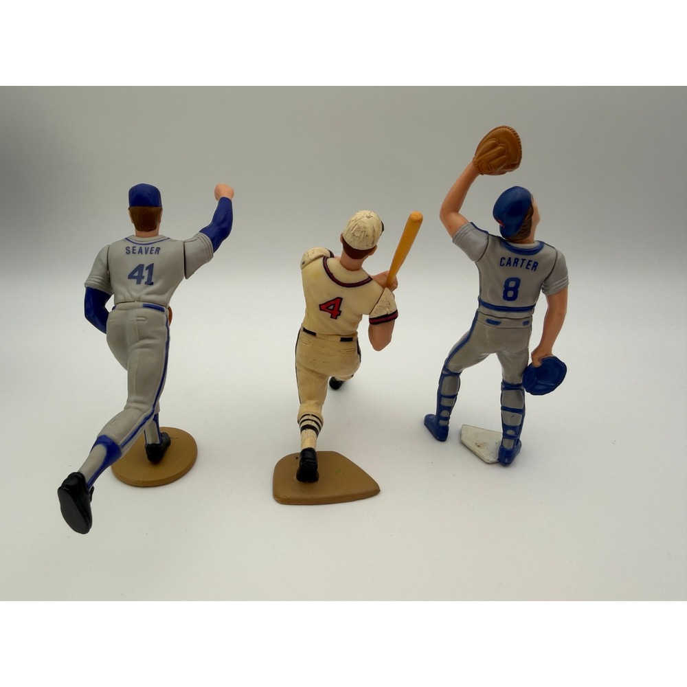 Vintage MLB Figure Lot Tom Seaver Gary Carter Mel Ott Mets Giants 1988 1996